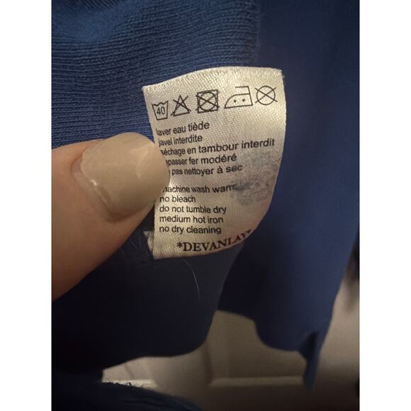 Lacoste Men’s XXL (7) 1/4 Zip Pullover – 100% Cotton – Blue Croc Logo - Picture 7 of 7